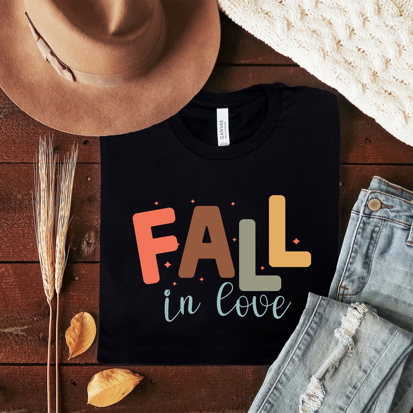 Fall Is Love | Short Sleeve Crew Neck