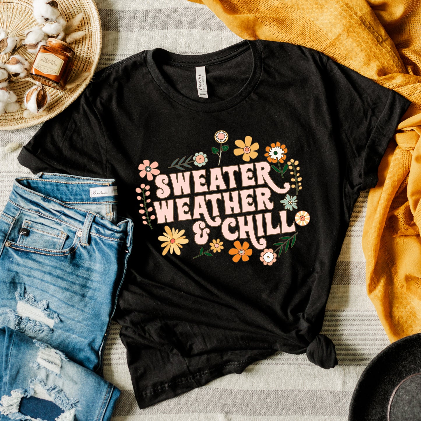 Sweater Weather and Chill | Short Sleeve Crew Neck