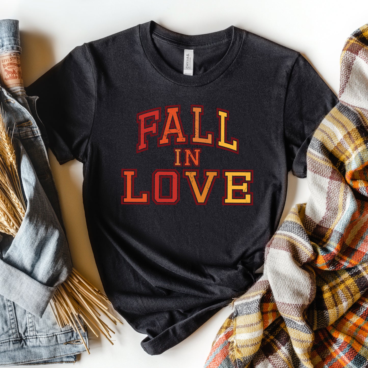 Fall In Love Ombre | Short Sleeve Crew Neck