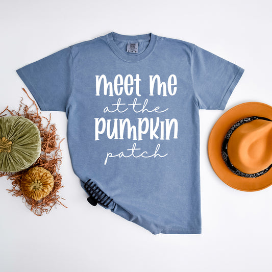 Meet Me At The Pumpkin Patch Script | Garment Dyed Tee