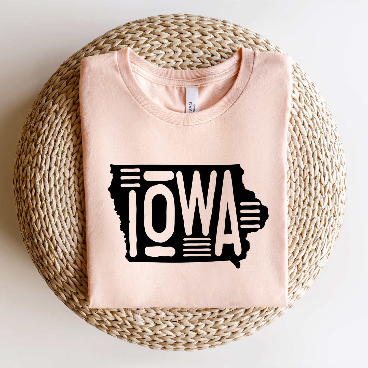 Iowa Typography | Short Sleeve Graphic Tee