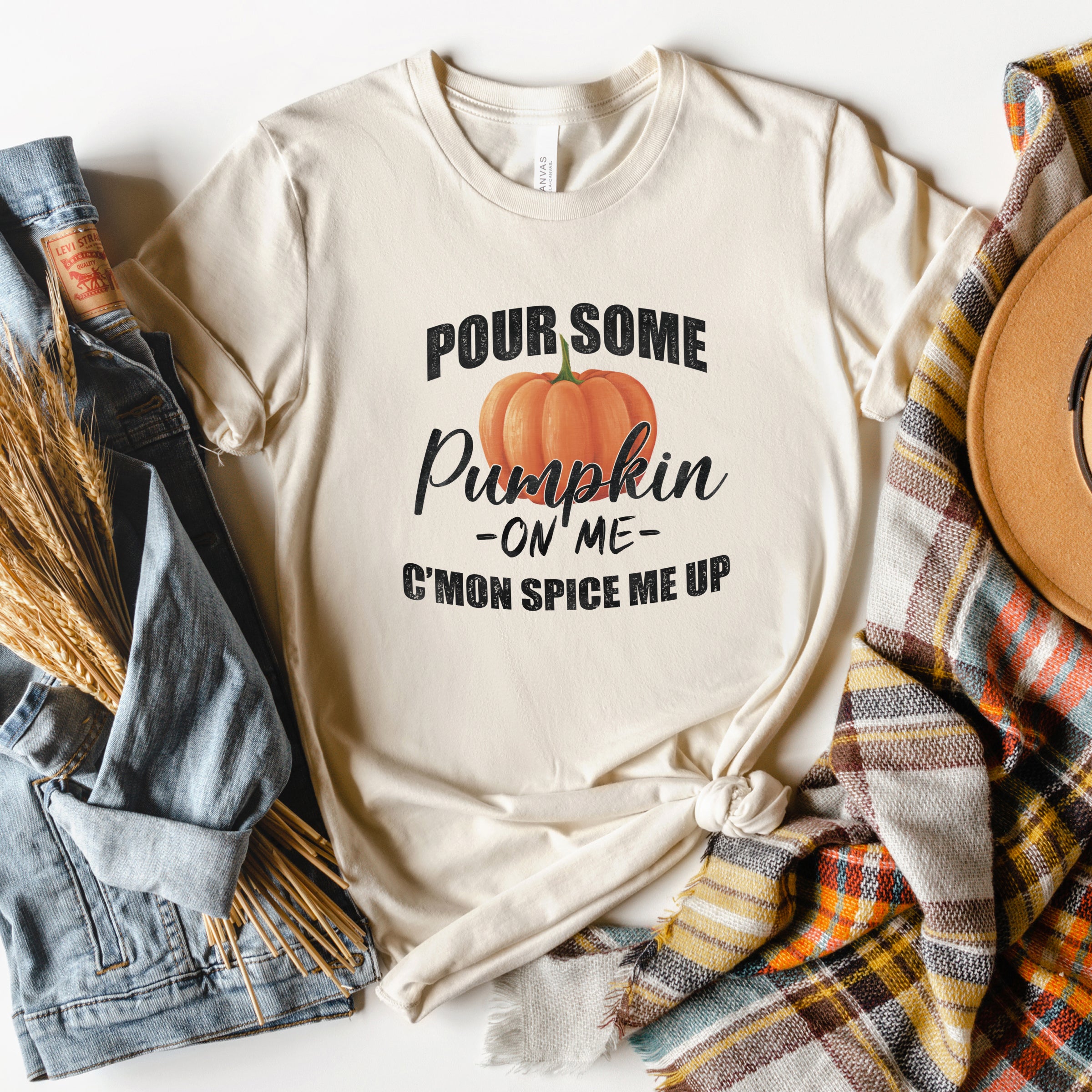 Pour Some Pumpkin | Short Sleeve Crewneck