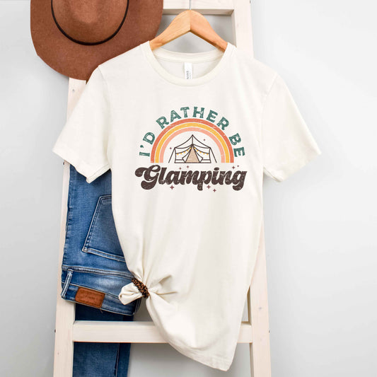 I'd Rather Be Glamping | Short Sleeve Graphic Tee