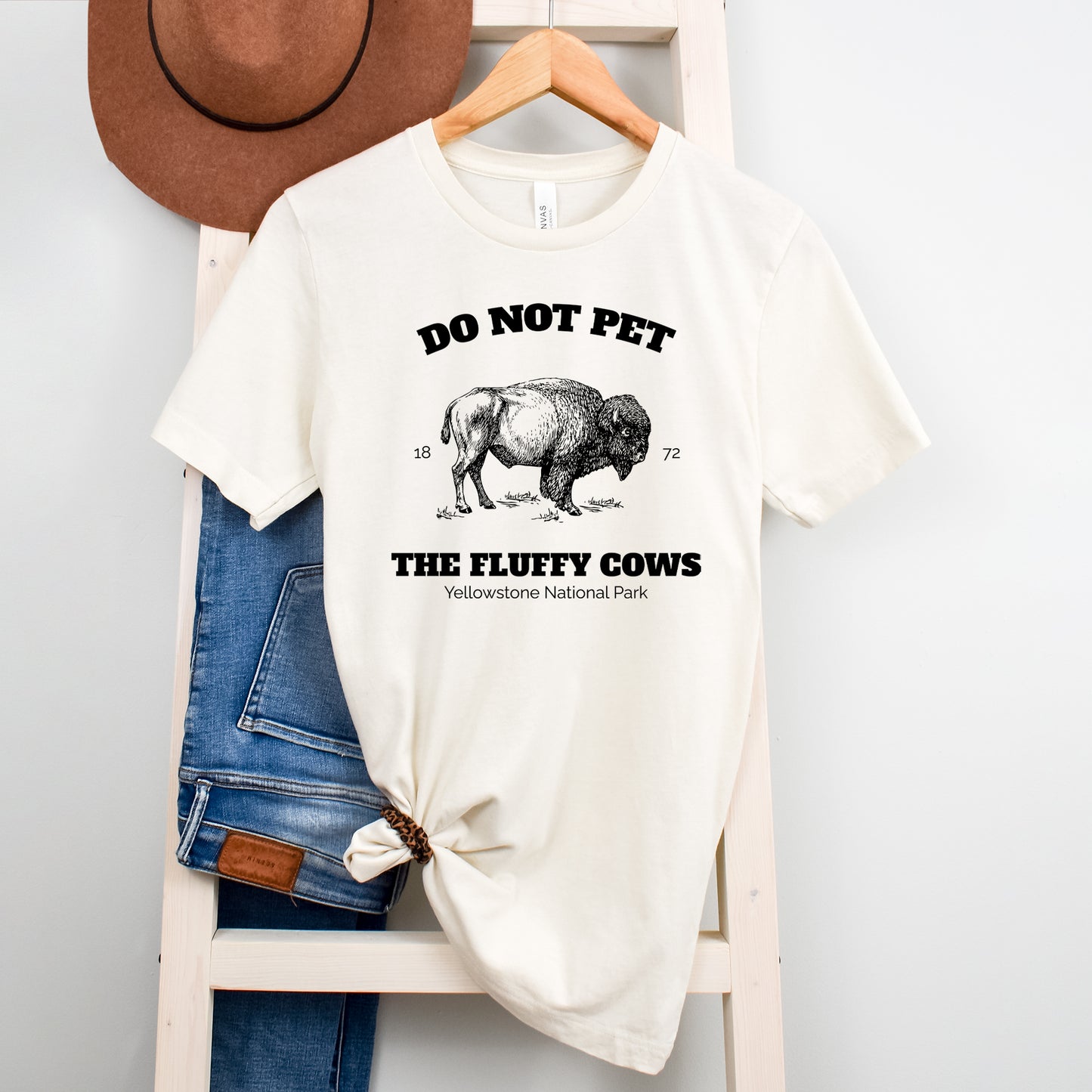 Yellowstone Fluffy Cows | Short Sleeve Crewneck
