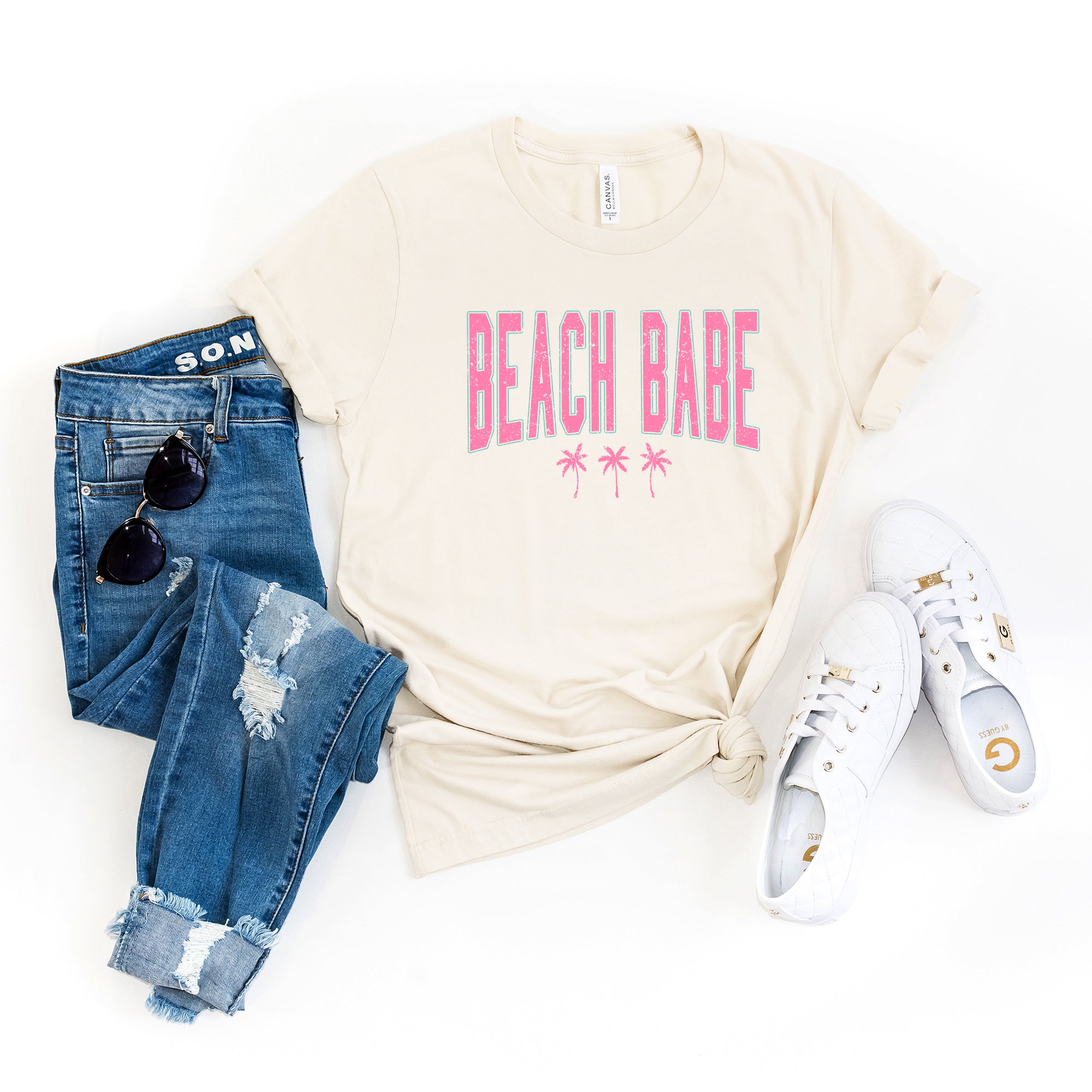 Beach Babe Trees | Short Sleeve Graphic Tee