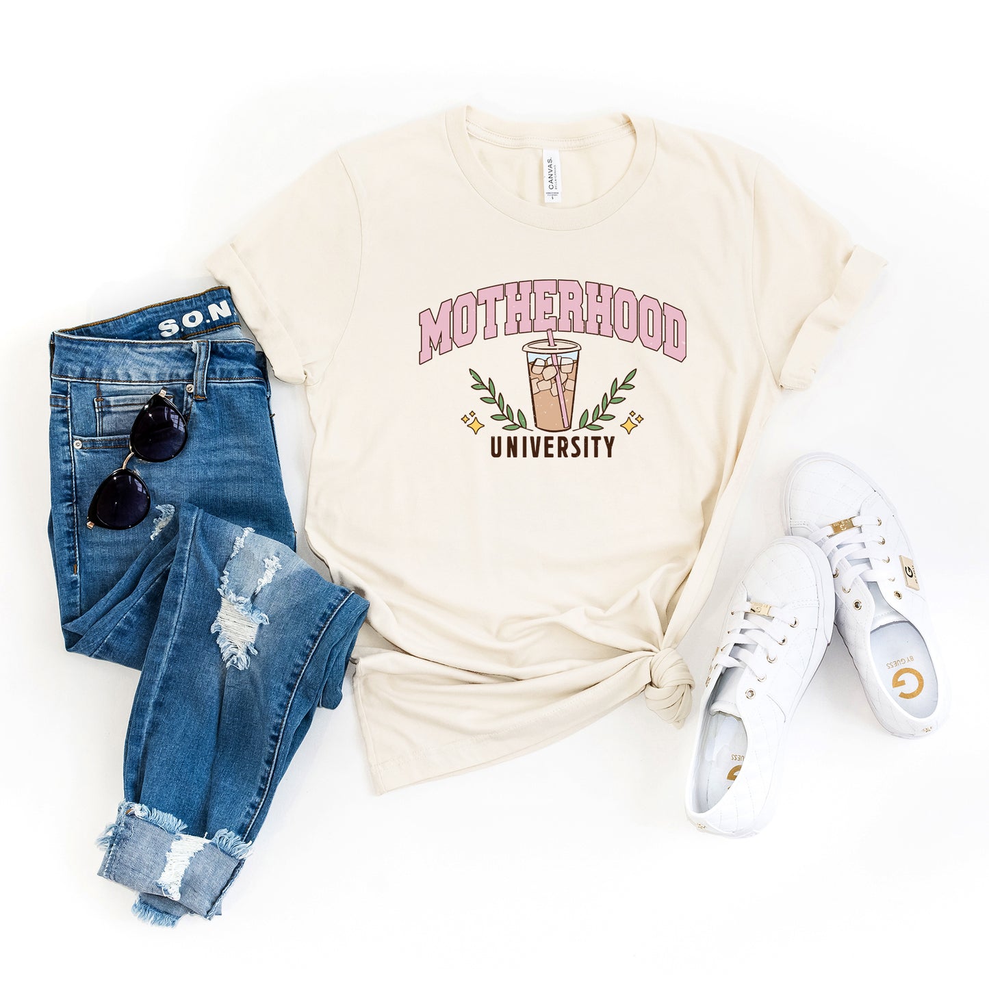 Motherhood University Drink | Short Sleeve Graphic Tee