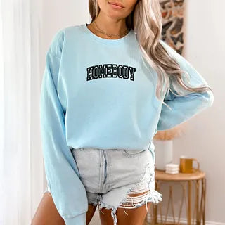 Embroidered Homebody | Garment Dyed Sweatshirt