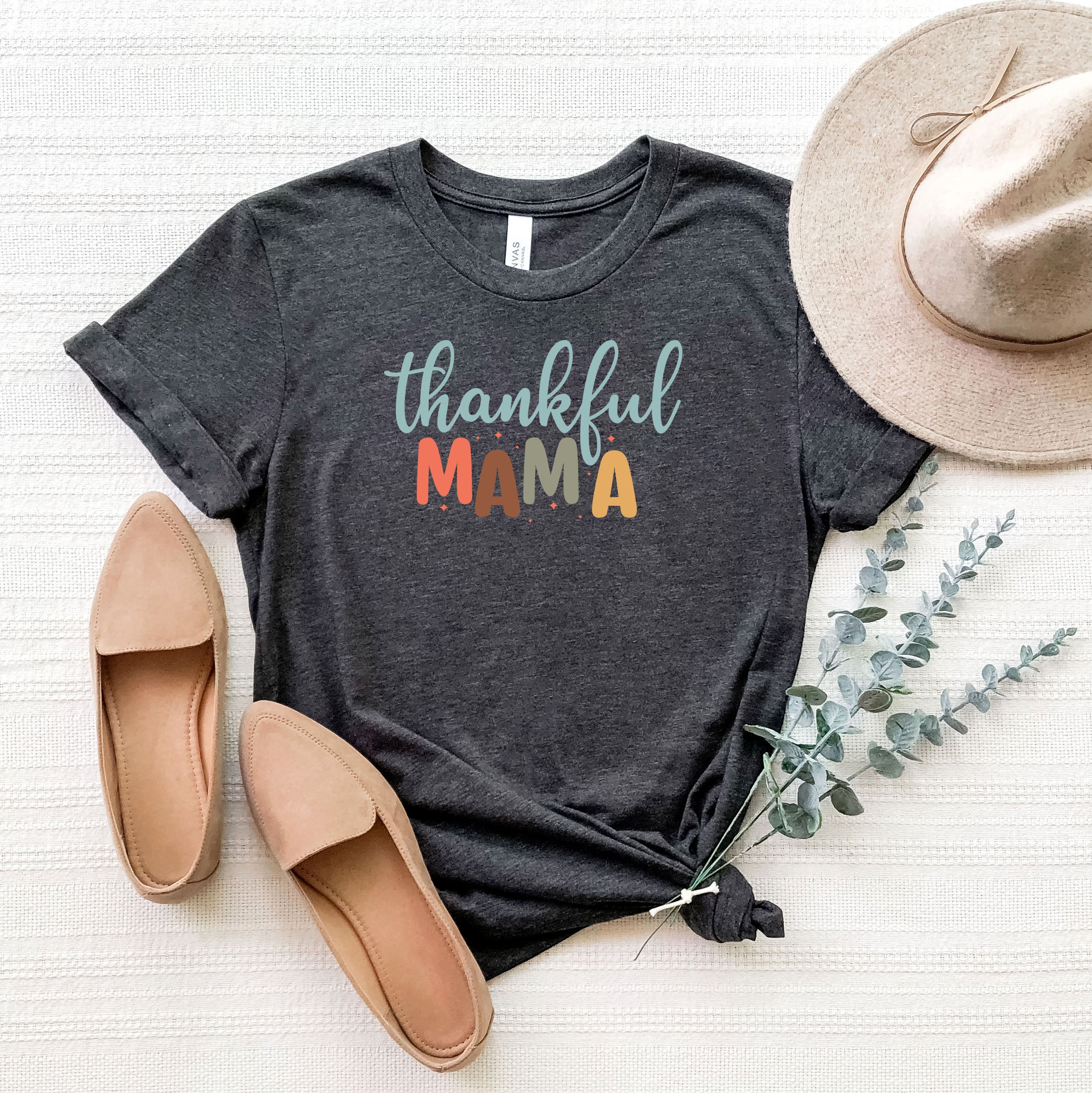 Thankful Mama | Short Sleeve Crew Neck