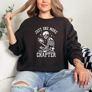One More Chapter Skeleton | Sweatshirt