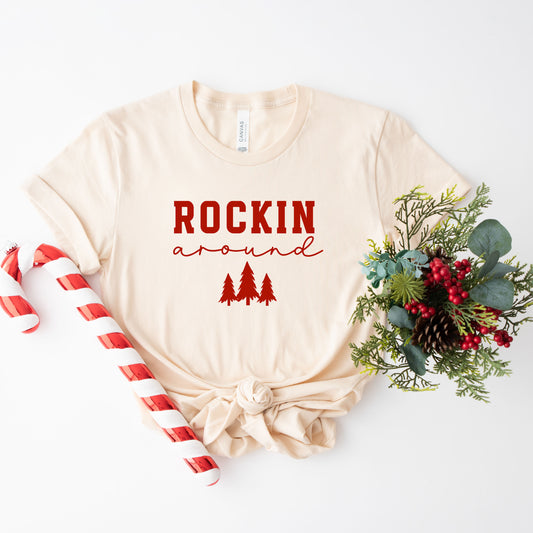 Rockin' Christmas Tree | Short Sleeve Crew Neck
