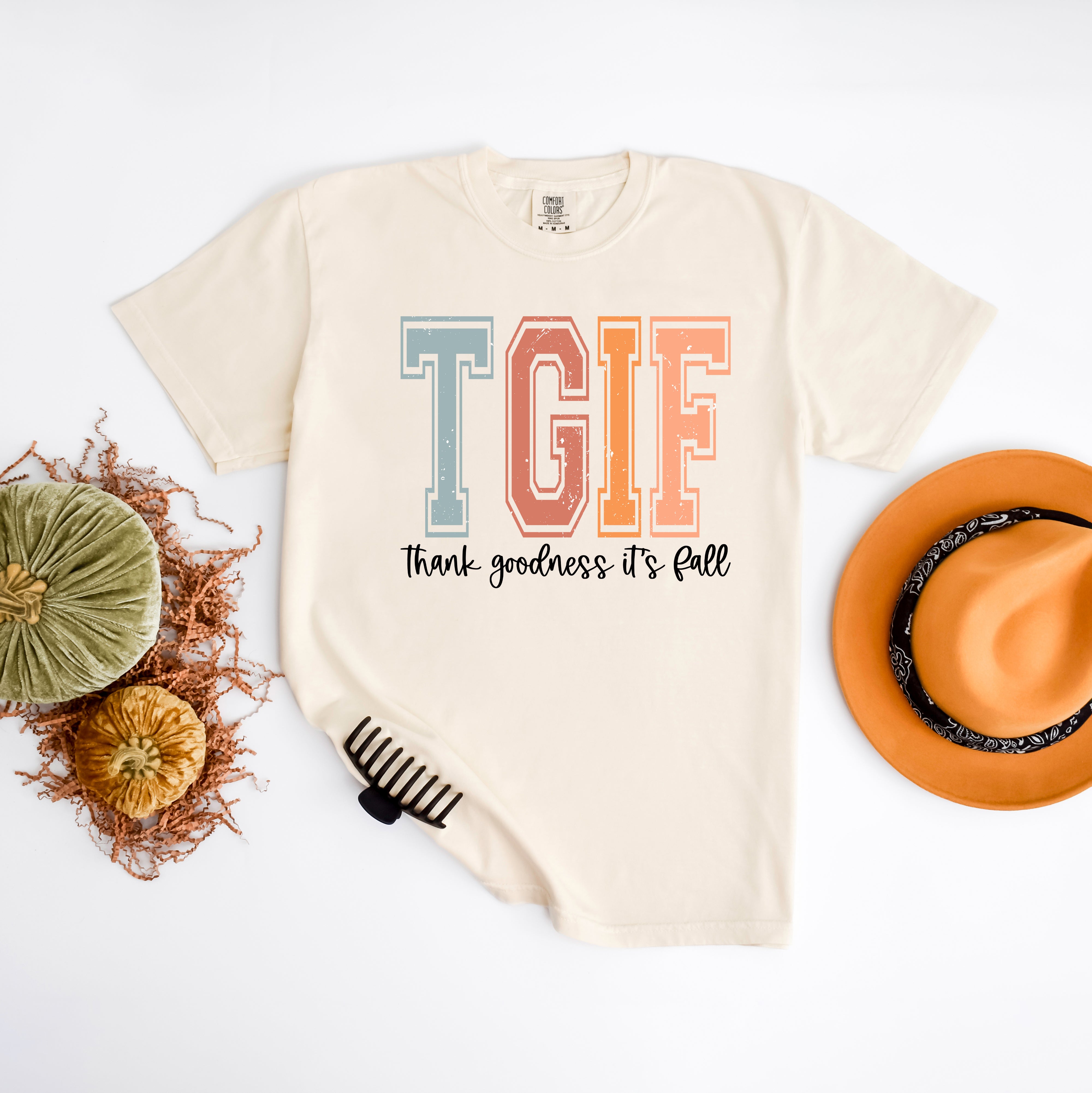 Thank Goodness It's Fall | Garment Dyed Tee