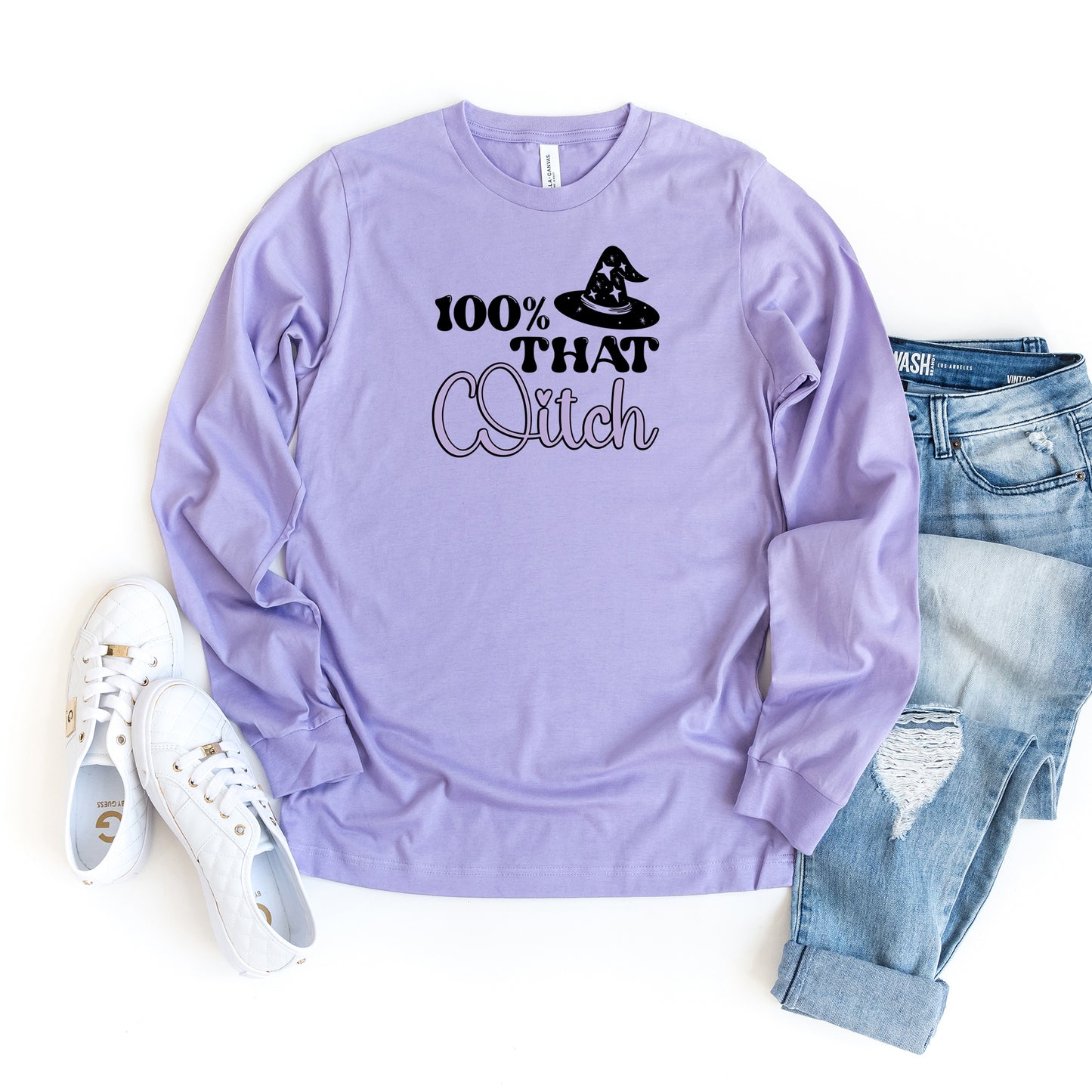 100% That Witch Hat | Long Sleeve Crew Neck
