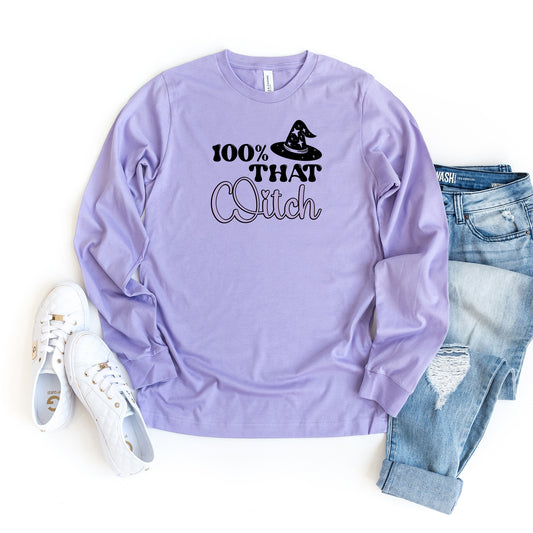100% That Witch Hat | Long Sleeve Crew Neck