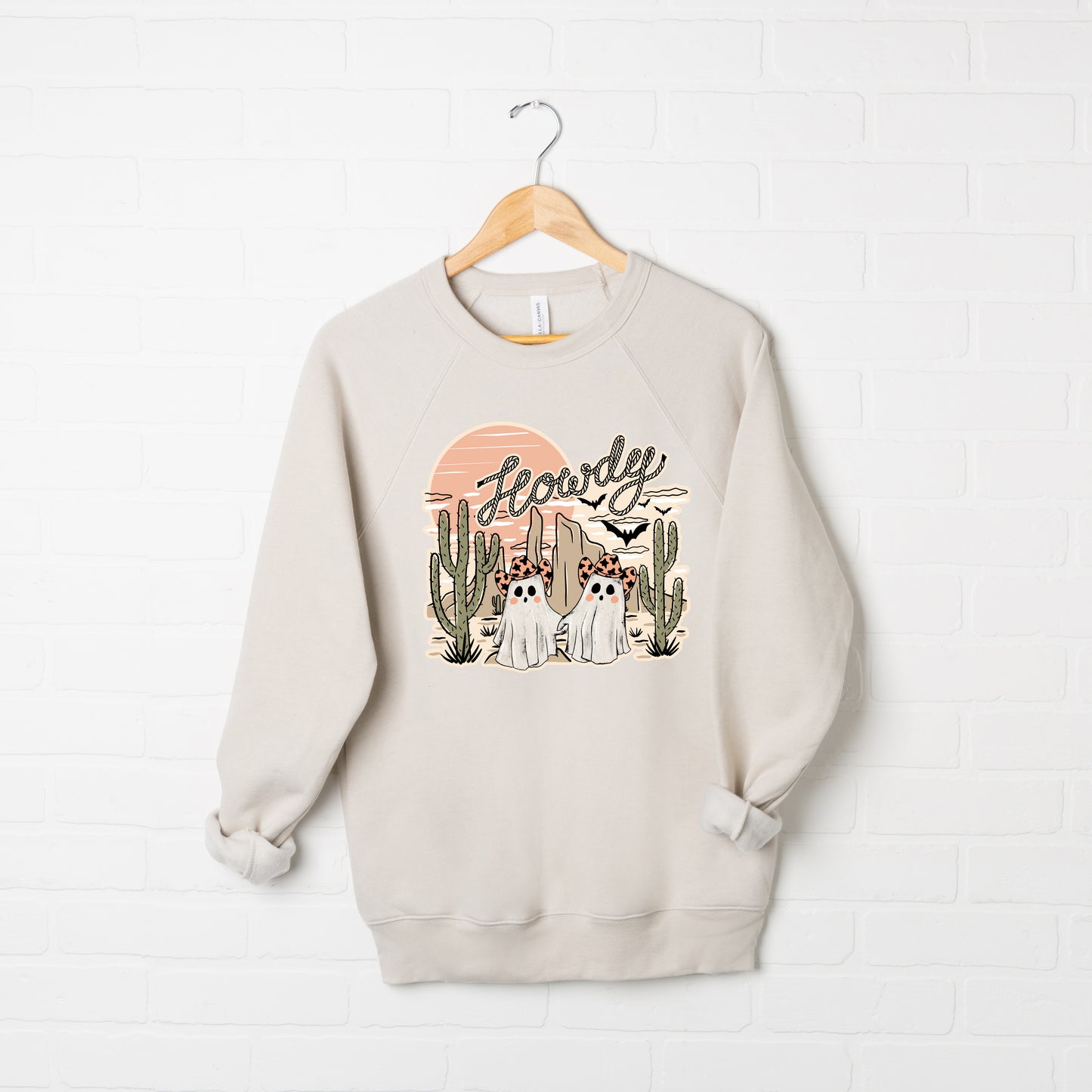 Howdy Ghosties | Bella Canvas Sweatshirt