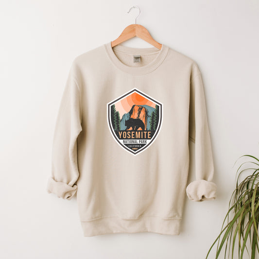 Yosemite National Park Badge | Sweatshirt