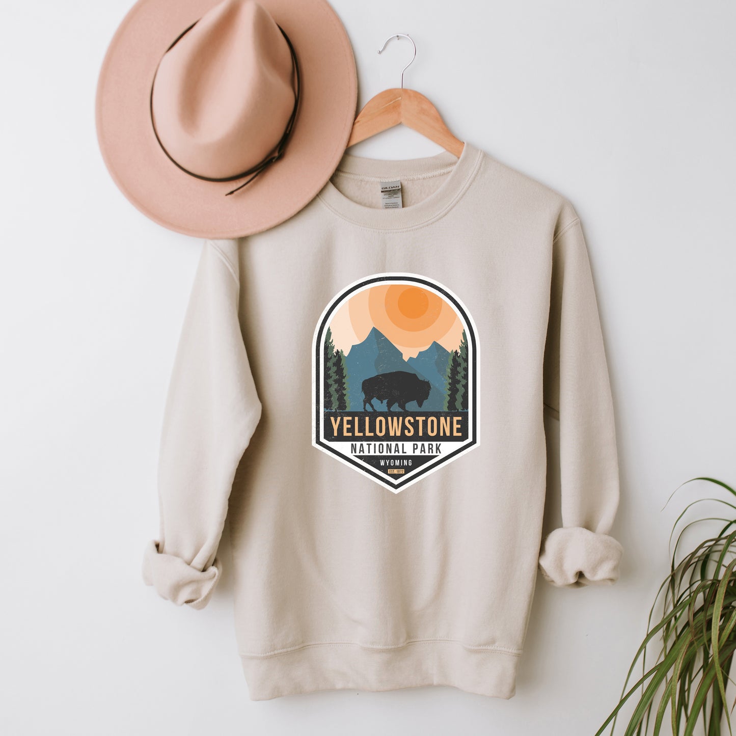 Yellowstone National Park Badge | Sweatshirt