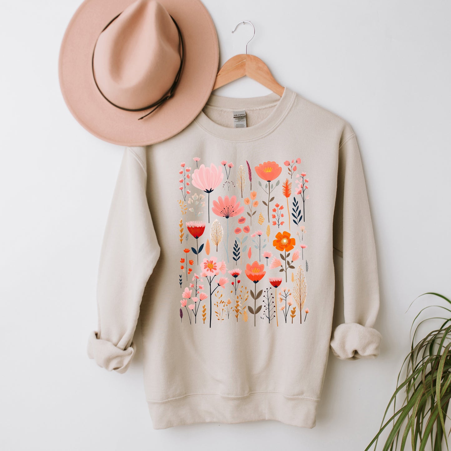 Pink Floral | Sweatshirt