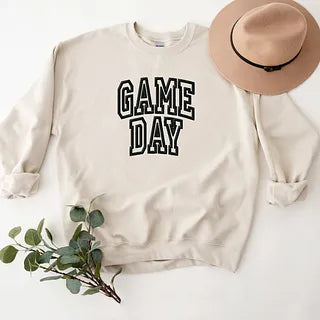 Embroidered Game Day Arched | Sweatshirt