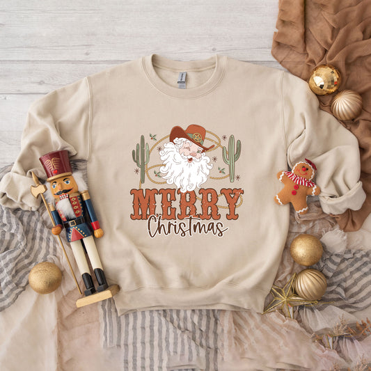 Cactus Western Santa | Sweatshirt