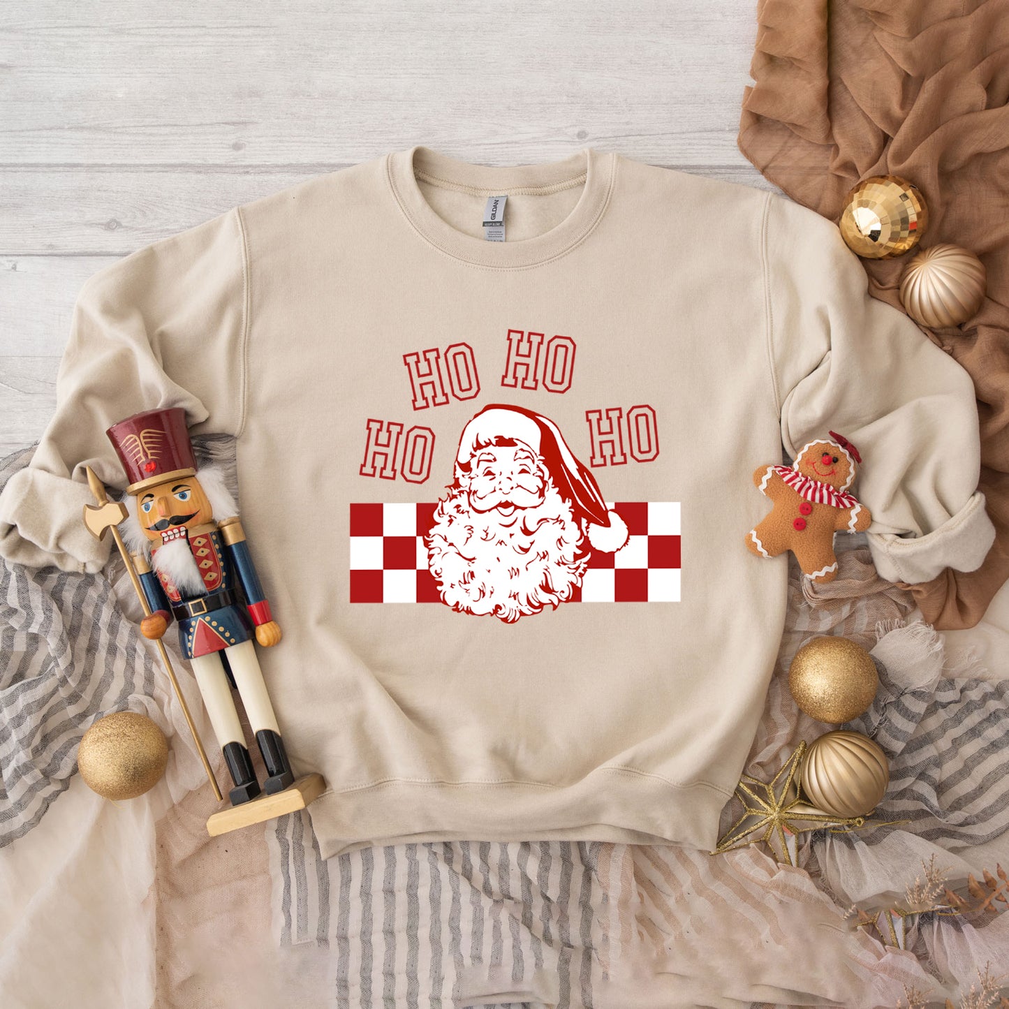 Ho Ho Ho Checkered | Sweatshirt