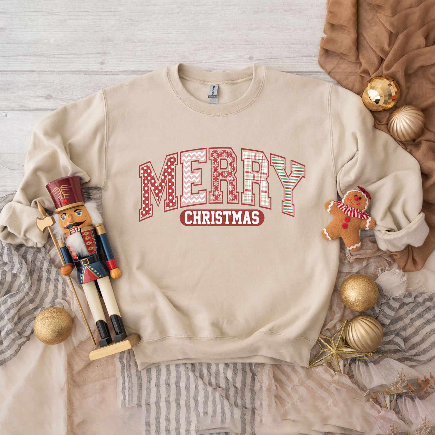 Merry Christmas Varsity | Sweatshirt