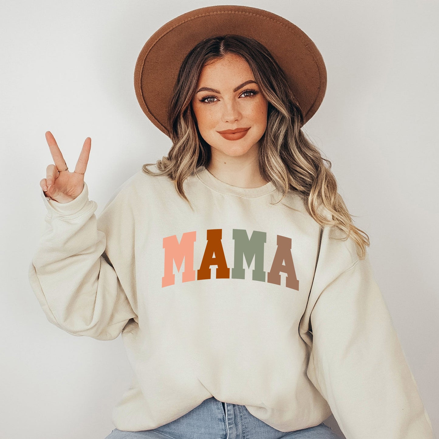 Clearance Mama Block Colorful | Sweatshirt