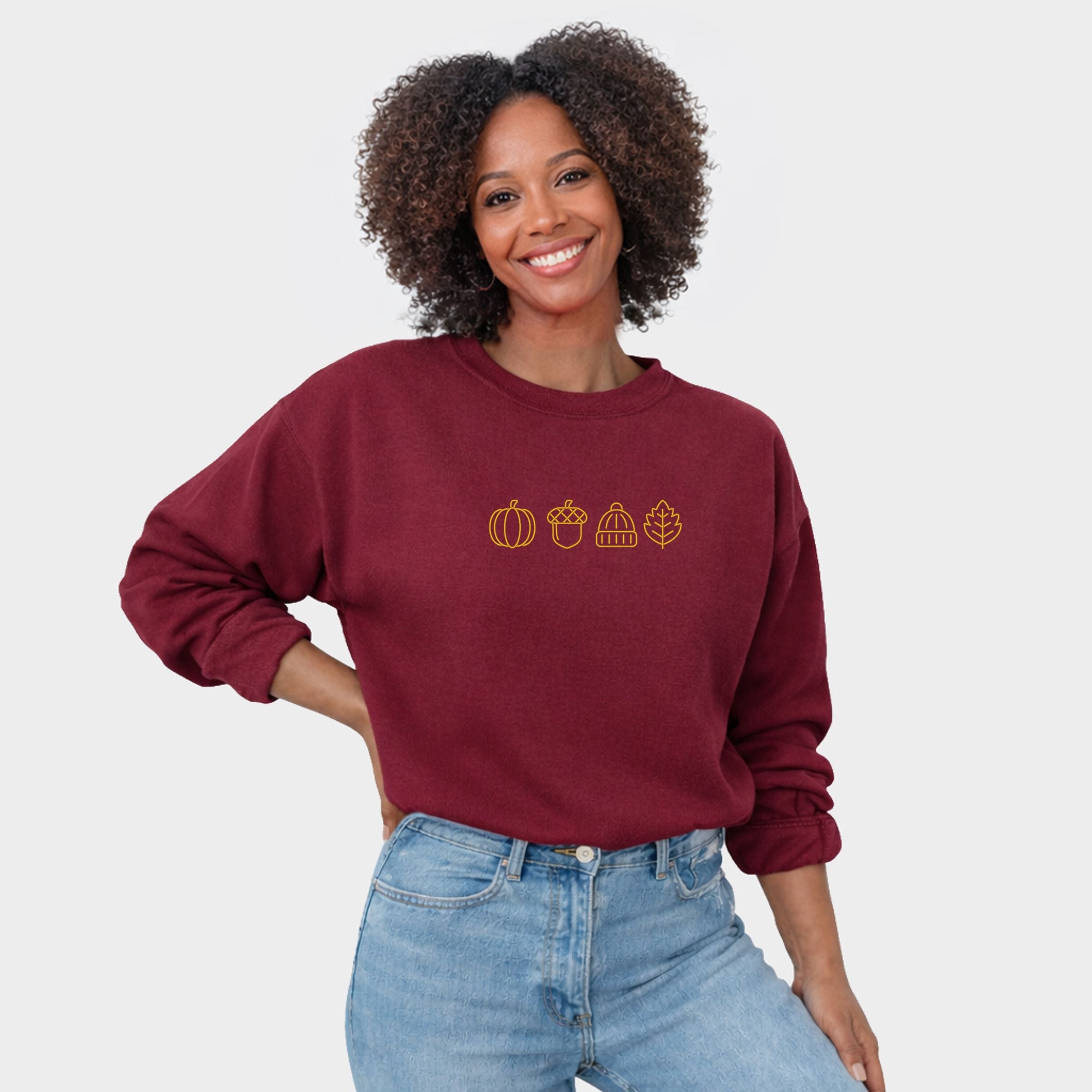 EMB1013MUST_F-SWT Maroon