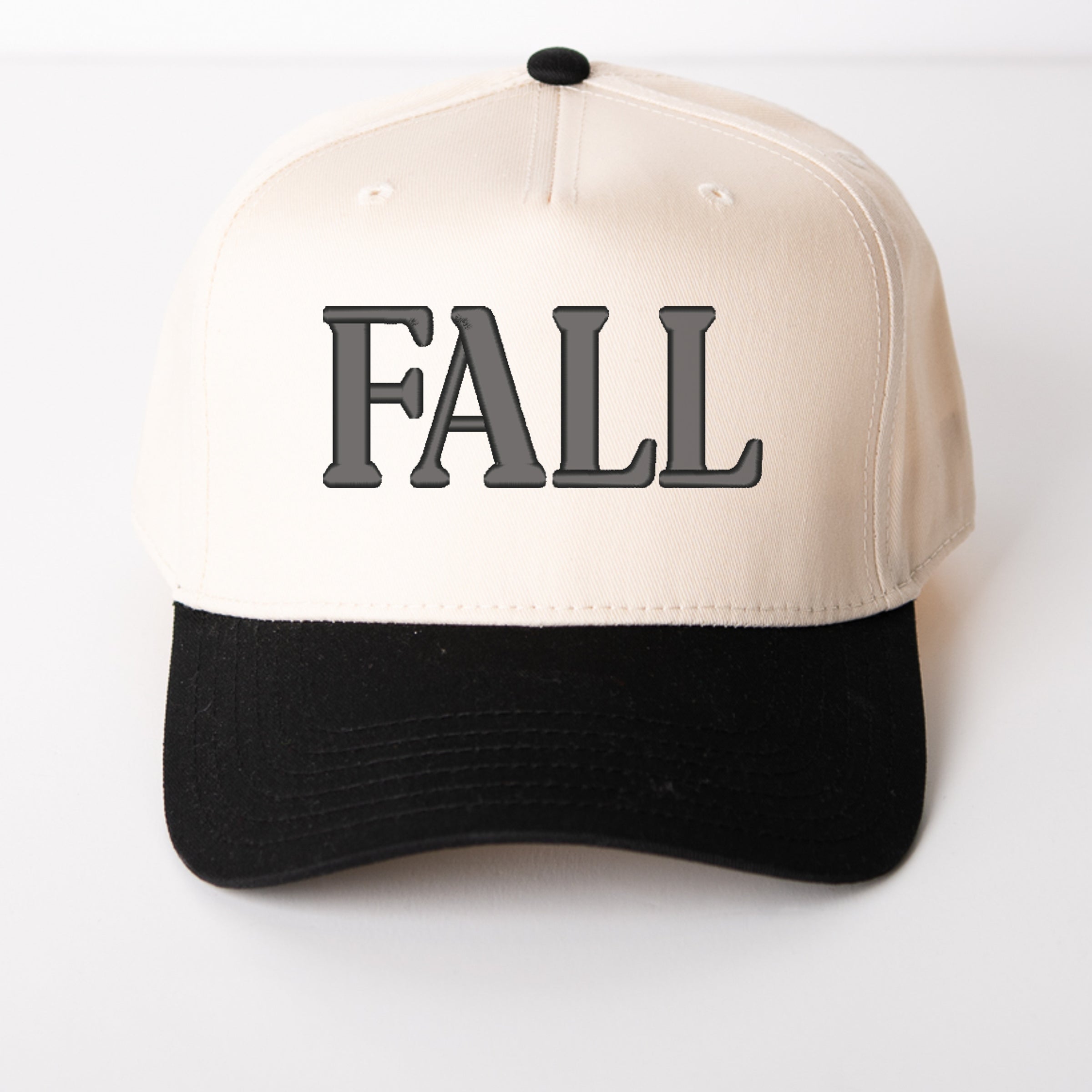 Embroidered Fall Bold - Women's Canvas Trucker Hat