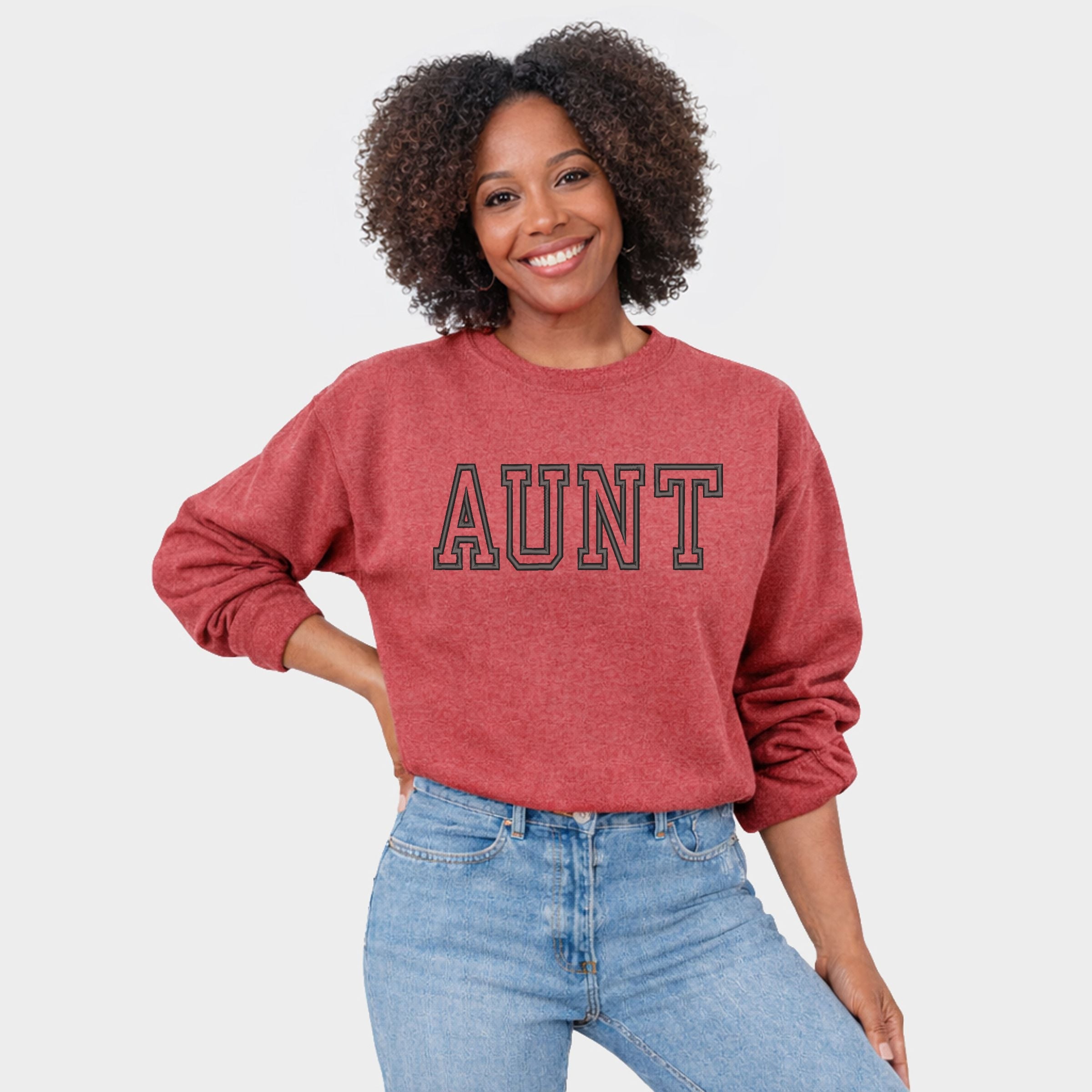 EMB101B_F-SWT Heather Red
