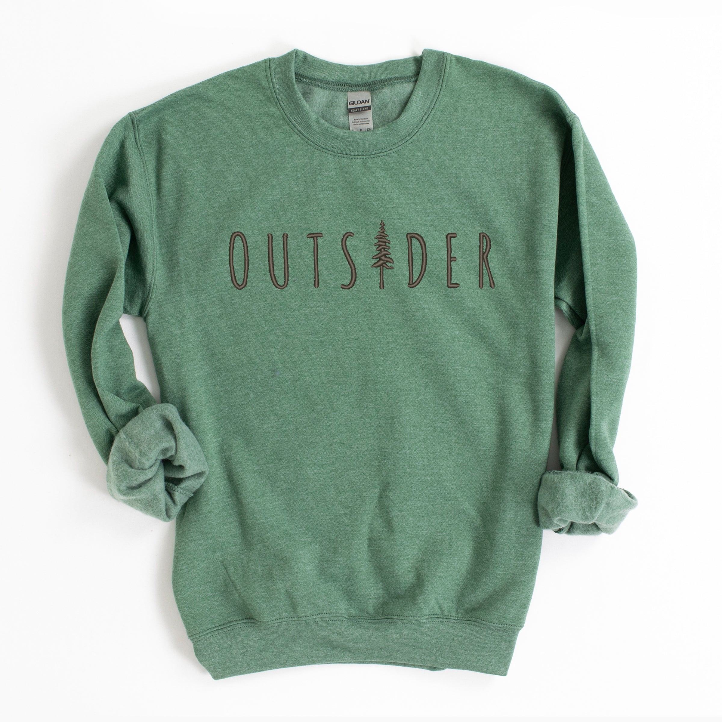 EMB1108CHOC_F-SWT Heather Green