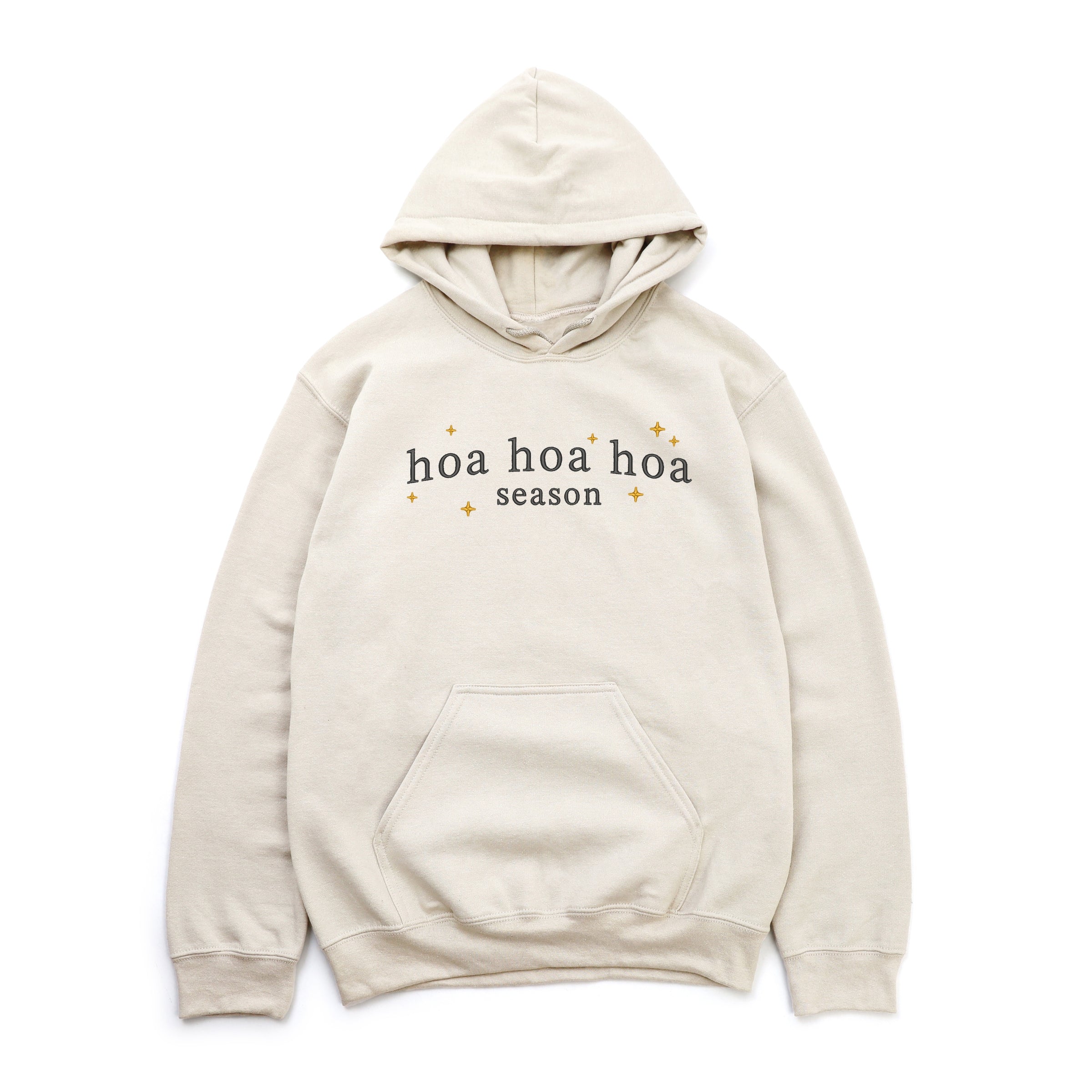 Embroidered Hoa Hoa Hoa Season - Women's Graphic Hoodie