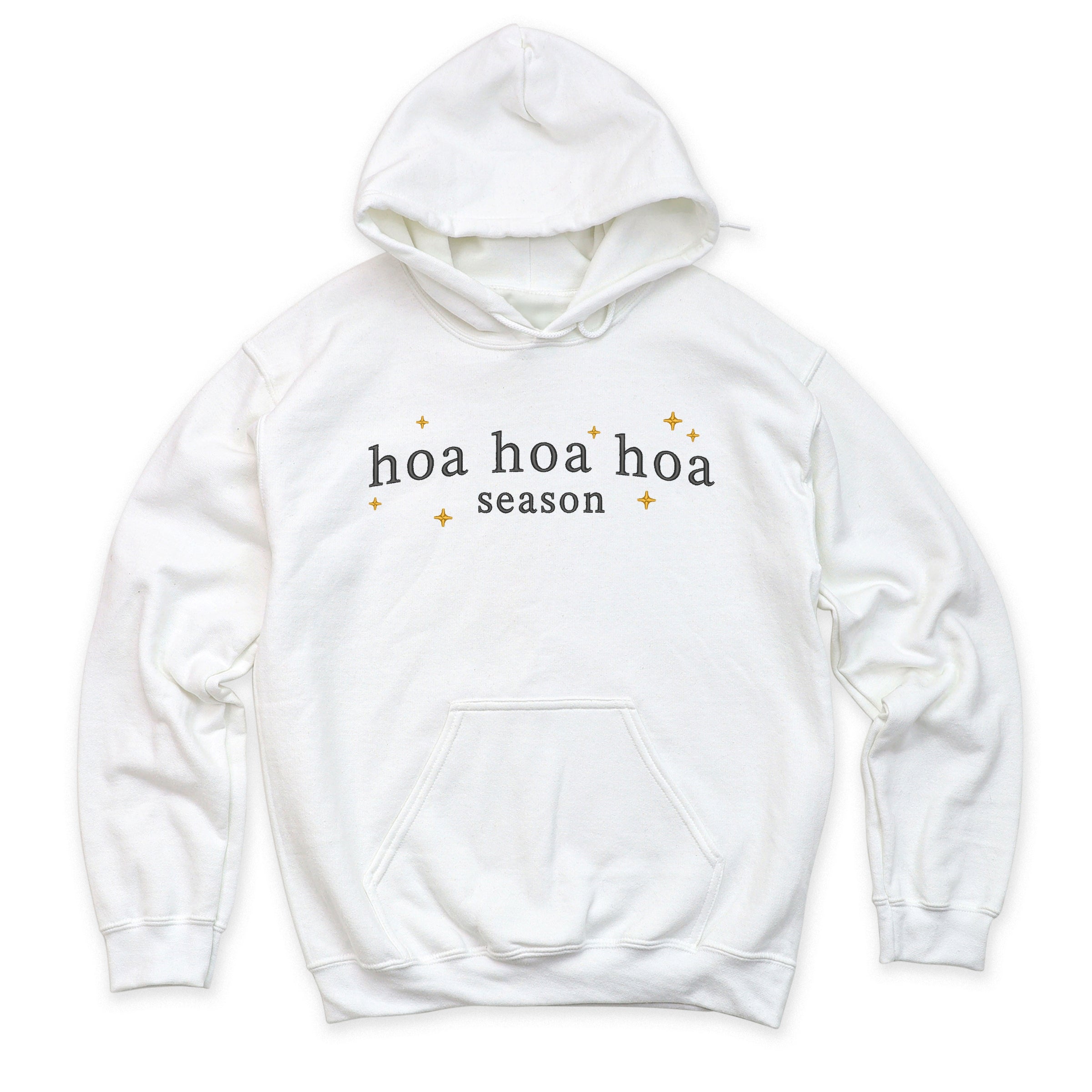 Embroidered Hoa Hoa Hoa Season - Women's Graphic Hoodie