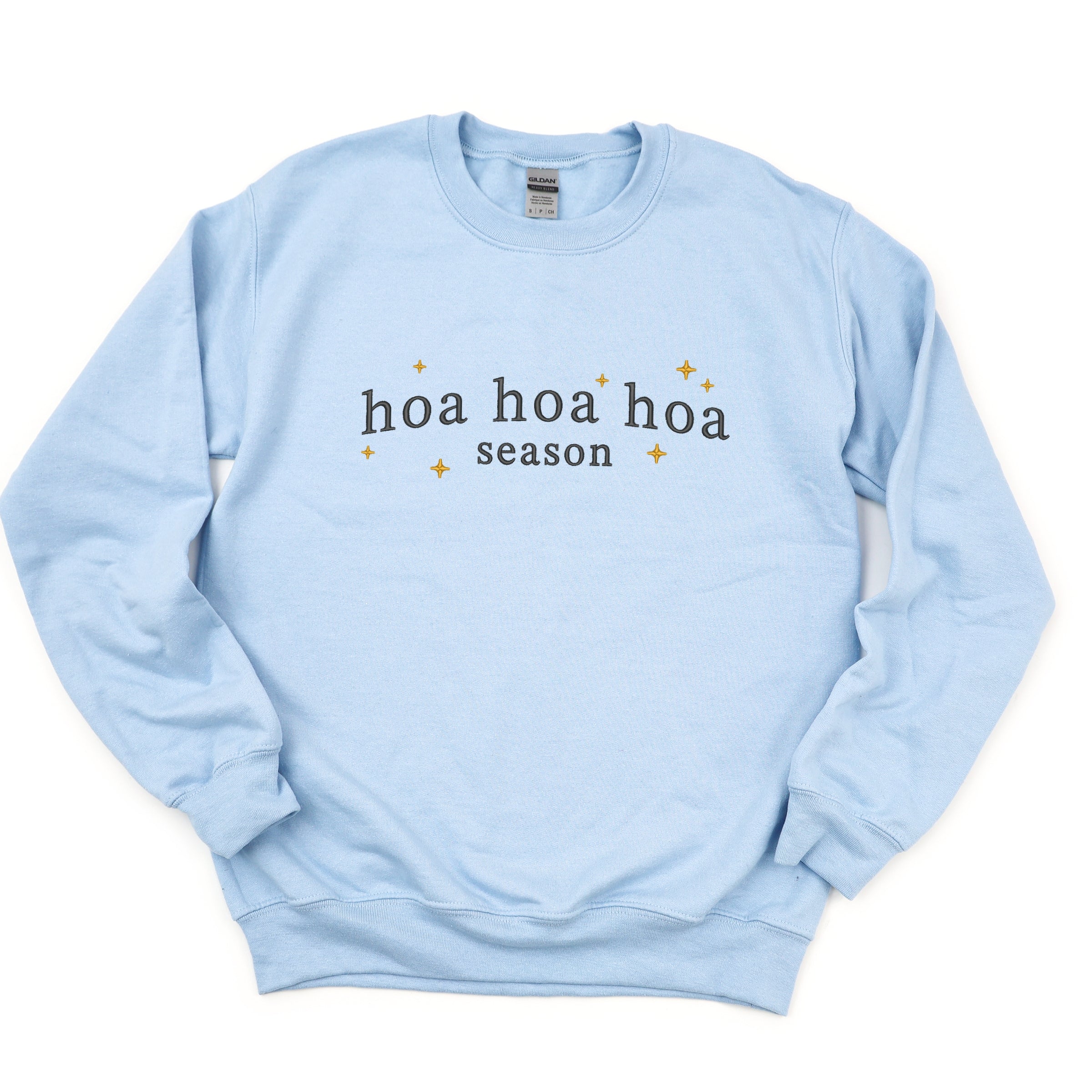 Embroidered Hoa Hoa Hoa Season - Women's Graphic Sweatshirt
