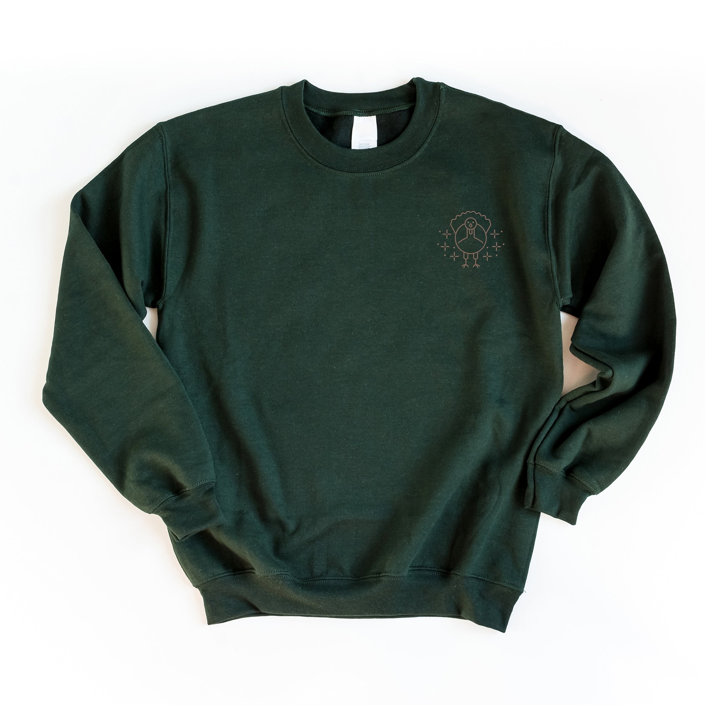 Embroidered Turkey Sparkles -  Women's Sweatshirt
