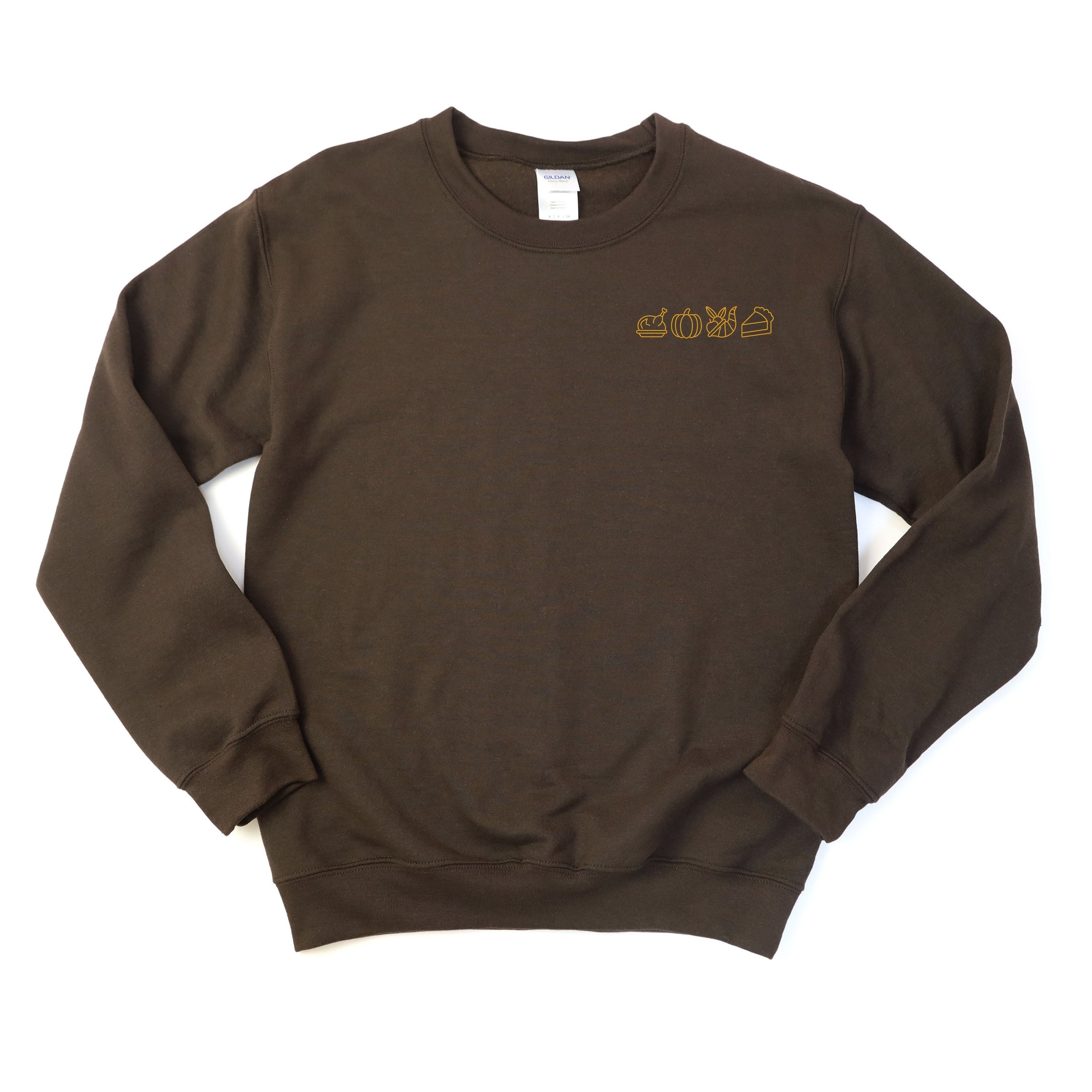 Embroidered Thanksgiving Icons -  Women's Sweatshirt