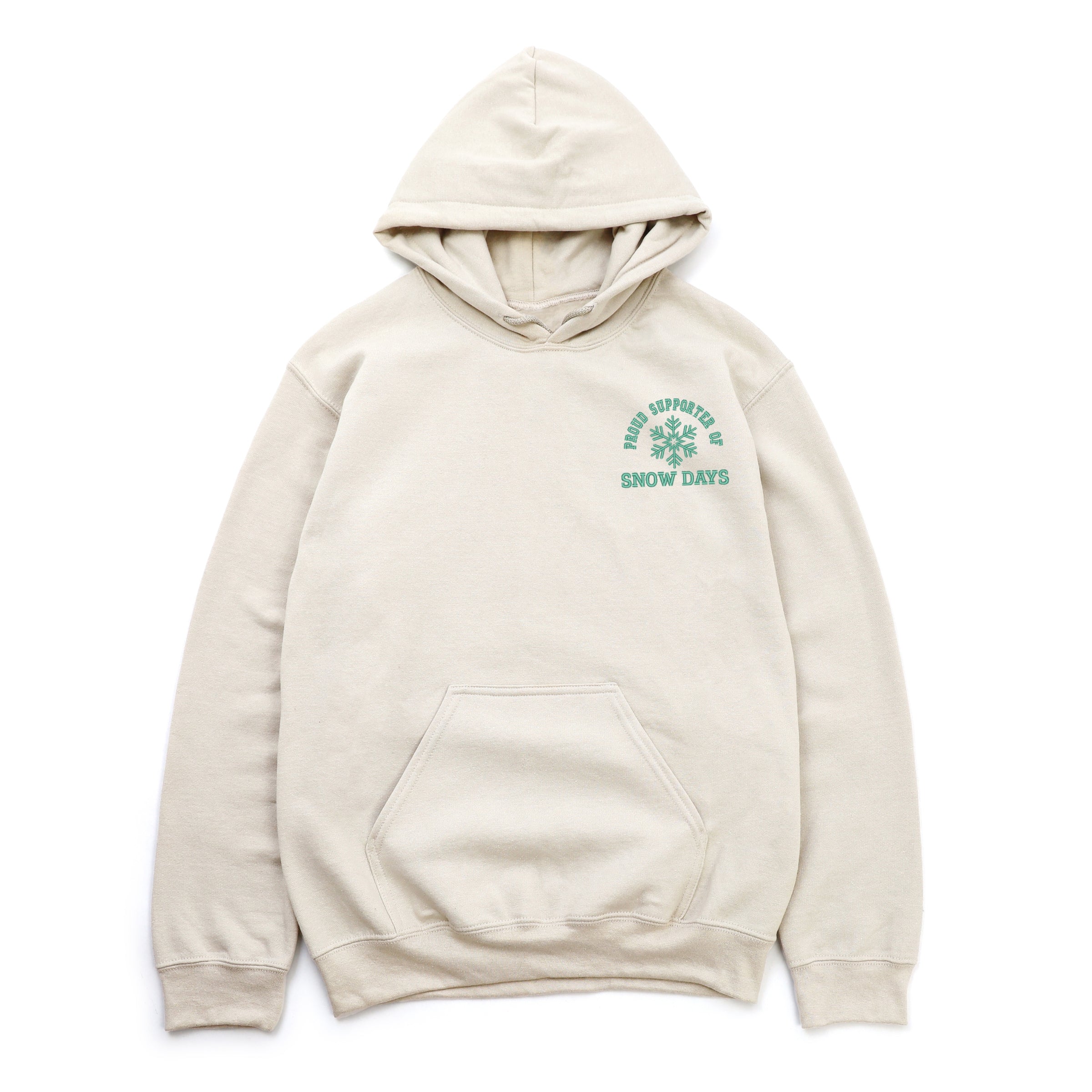 Embroidered Proud Supporter Snow Days - Women's Graphic Hoodie