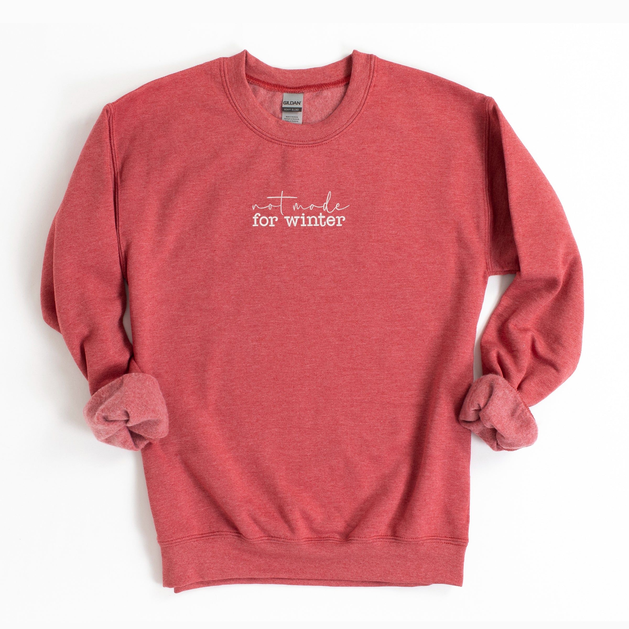 EMB3006W_CC-SWT Heather Red