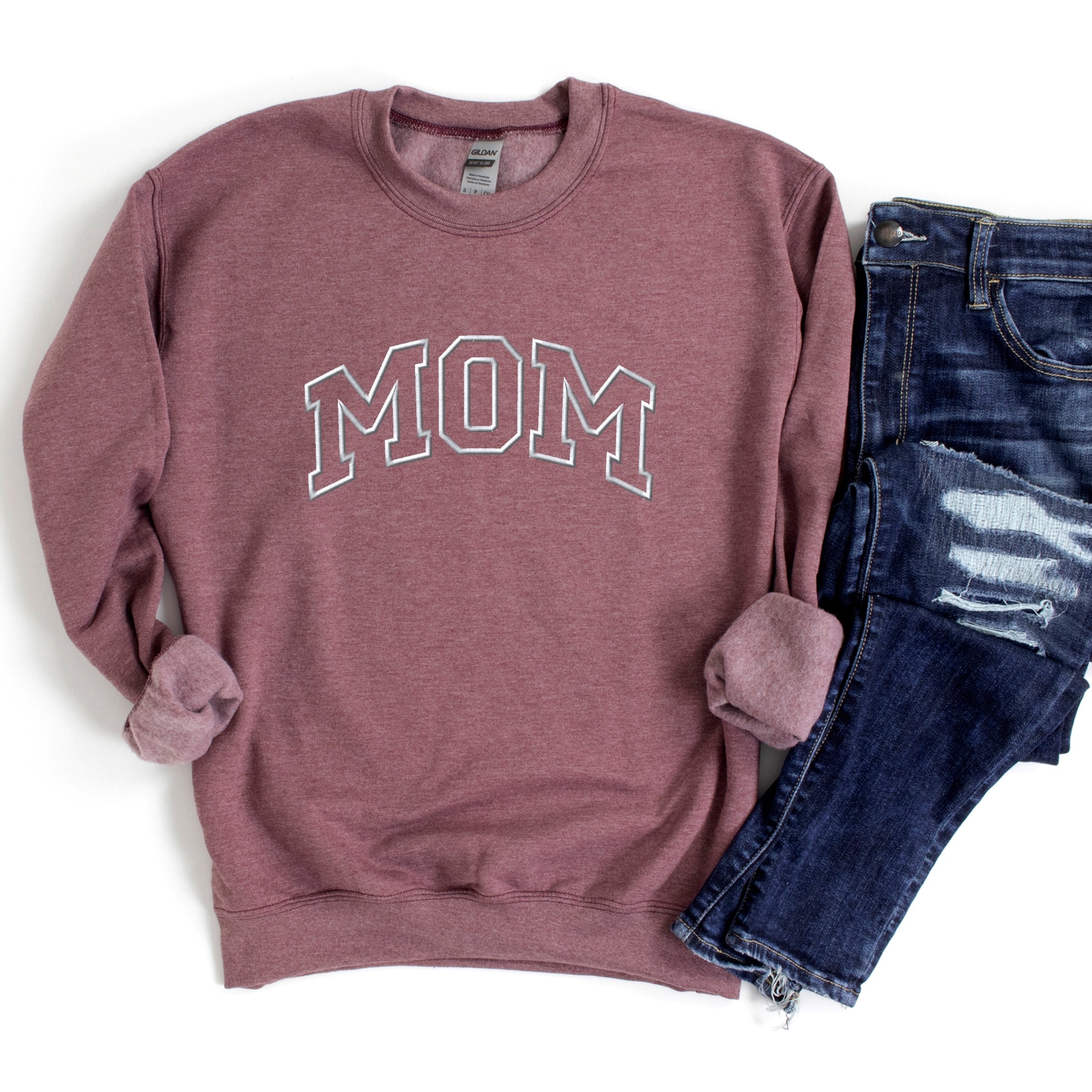 EMB320W_F-SWT Heather Maroon