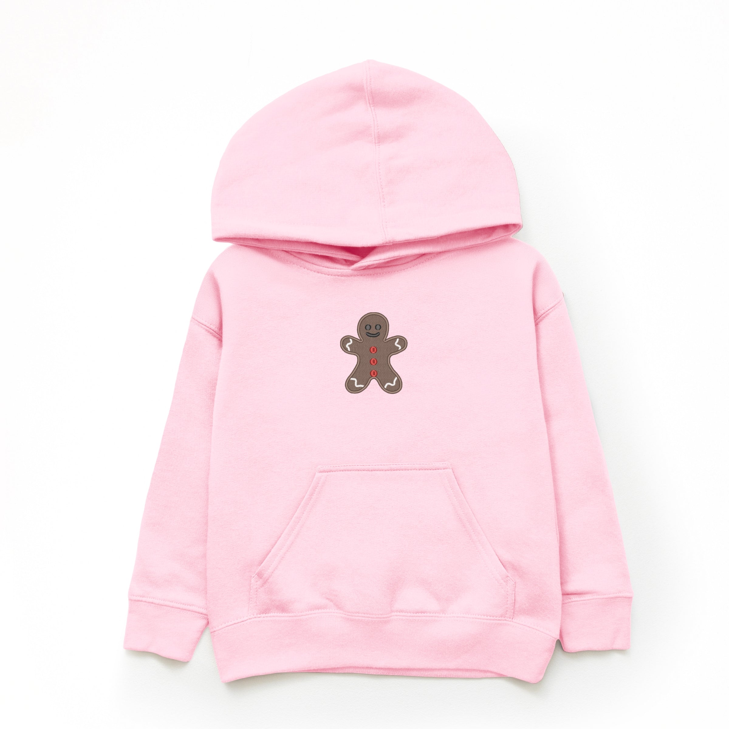 Embroidered Gingerbread Man - Youth Graphic Hoodie