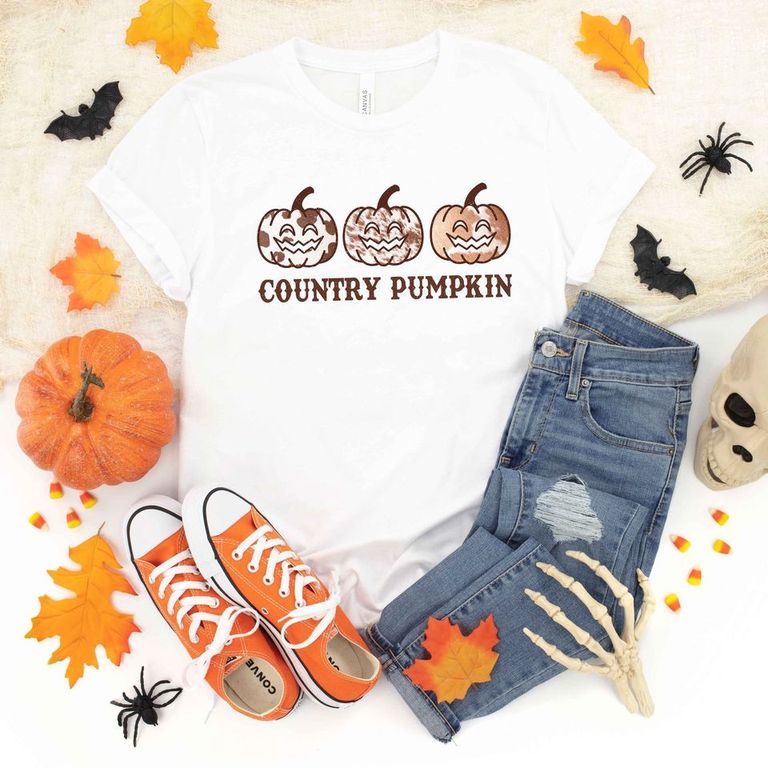 Country Pumpkin | Short Sleeve Crew Neck