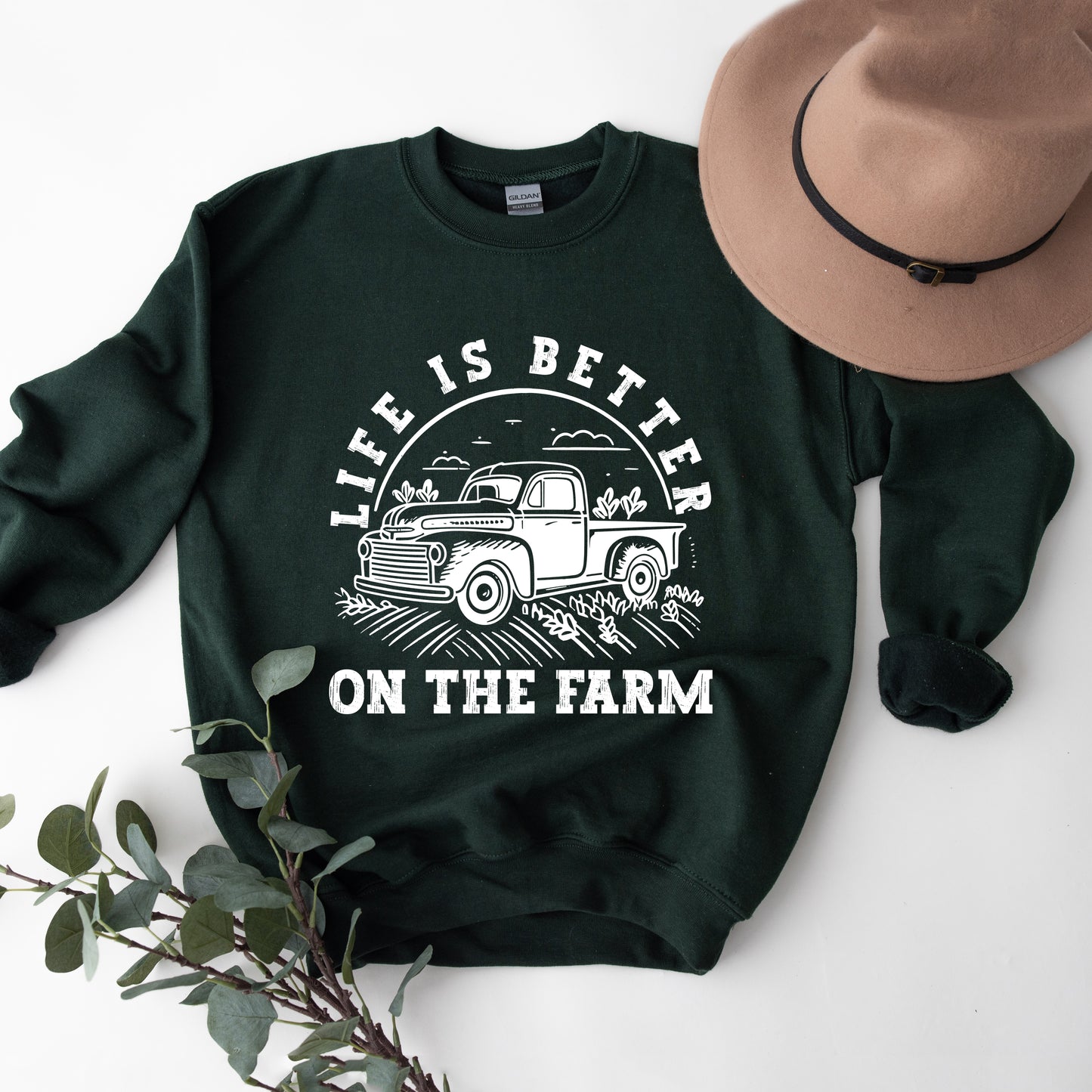 Better on the Farm Truck | Sweatshirt