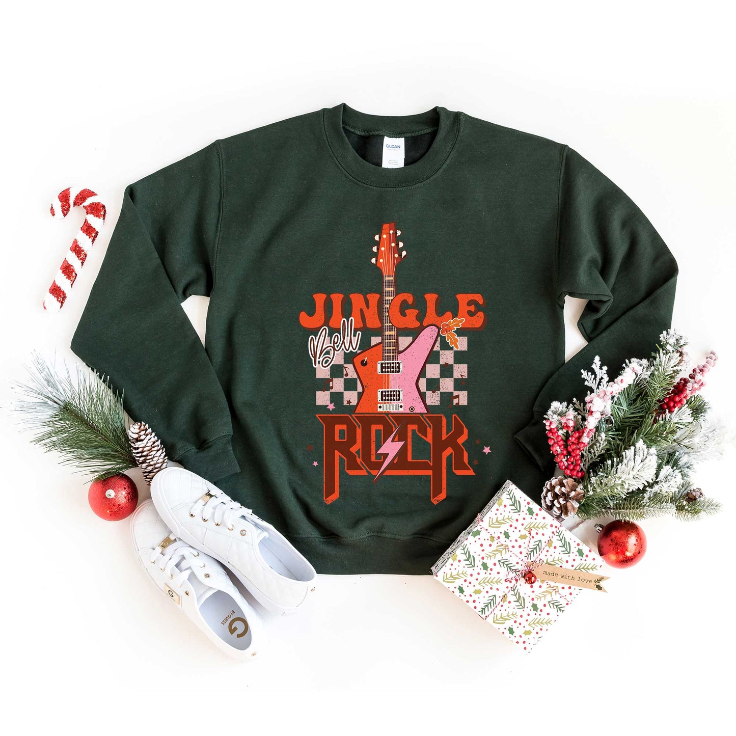 Jingle Bell Rock Checkered | Sweatshirt