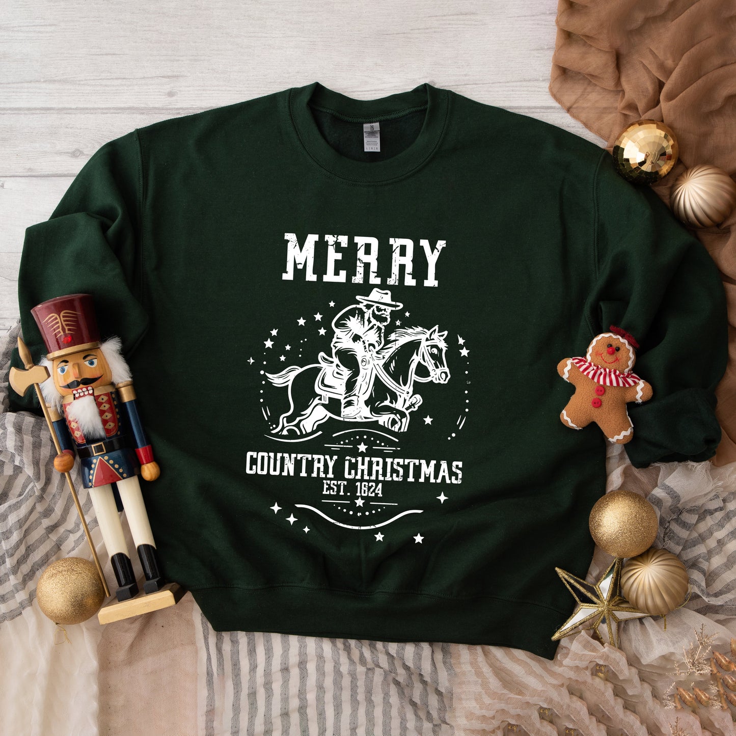 Clearance Merry Country Christmas | Sweatshirt
