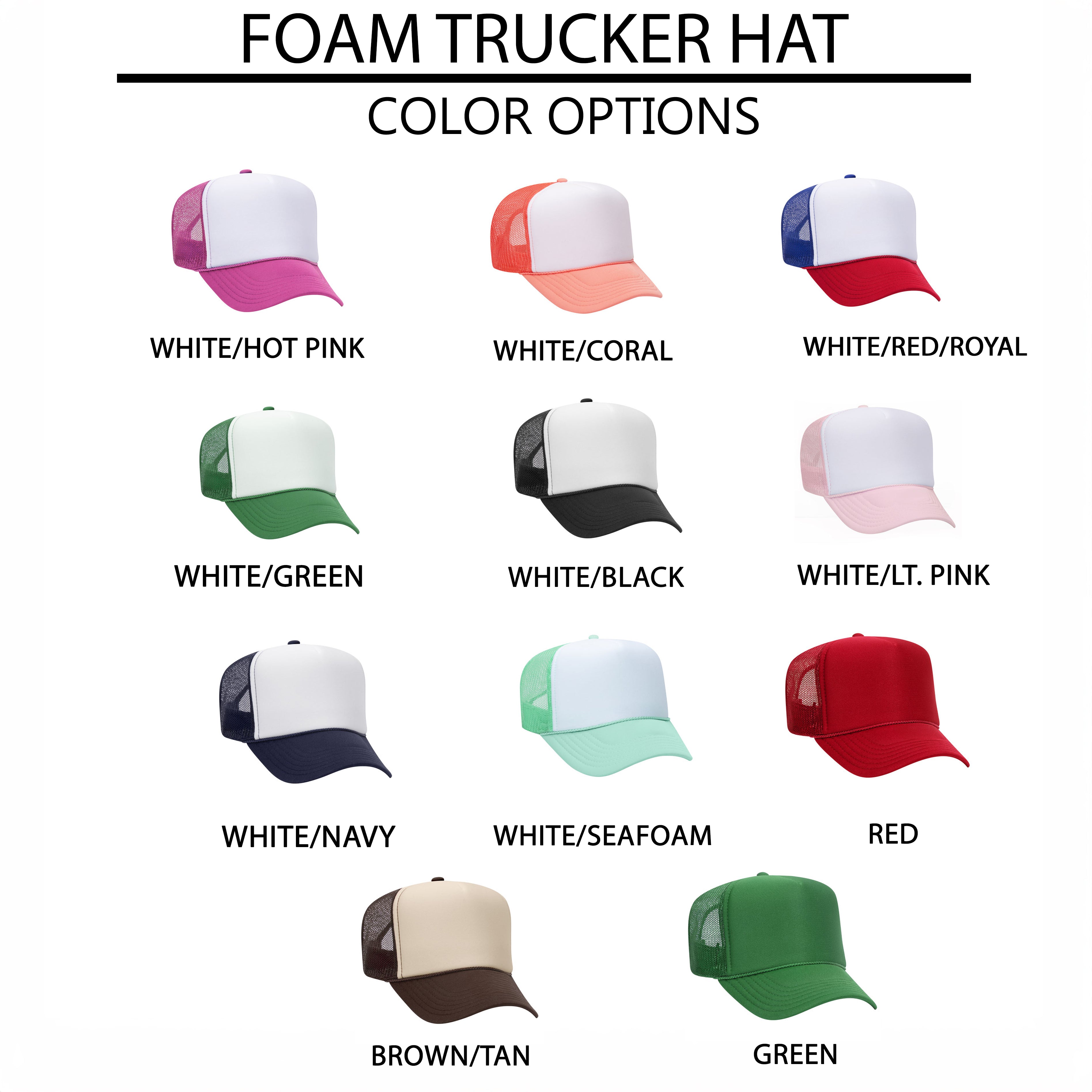 Camping Vibes - Women's Graphic Foam Trucker Hat