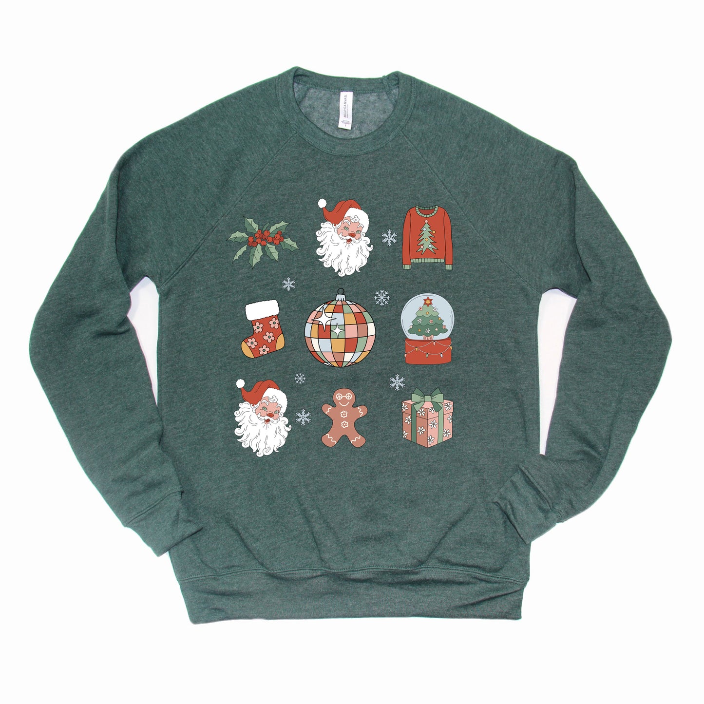 Christmas Collage | Bella Canvas Premium Sweatshirt
