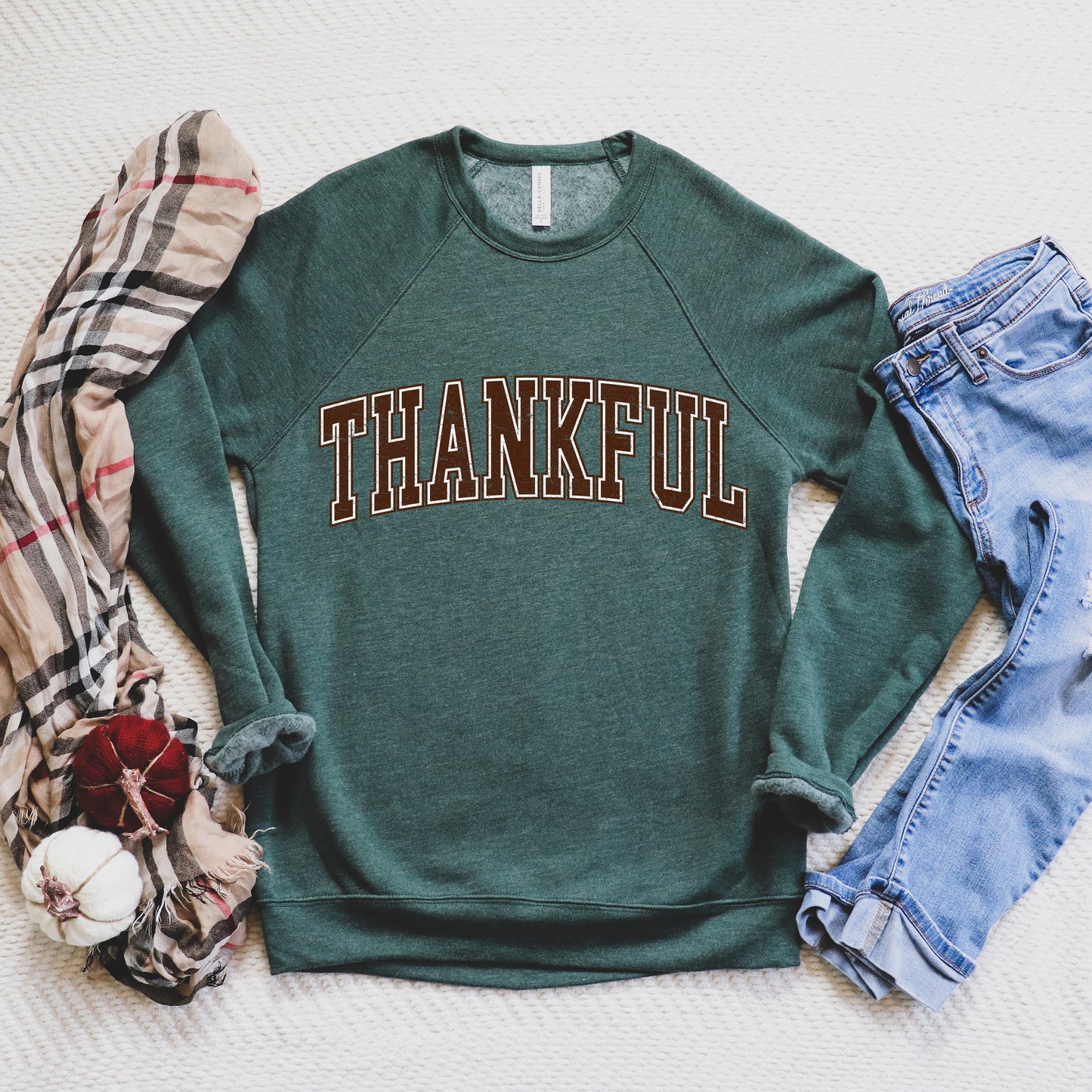Thankful Grunge | Bella Canvas Sweatshirt