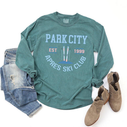 Park City Ski Club | Garment Dyed Long Sleeve