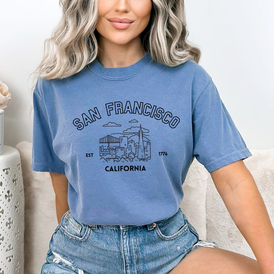 San Francisco EST 1776 | Garment Dyed Tee