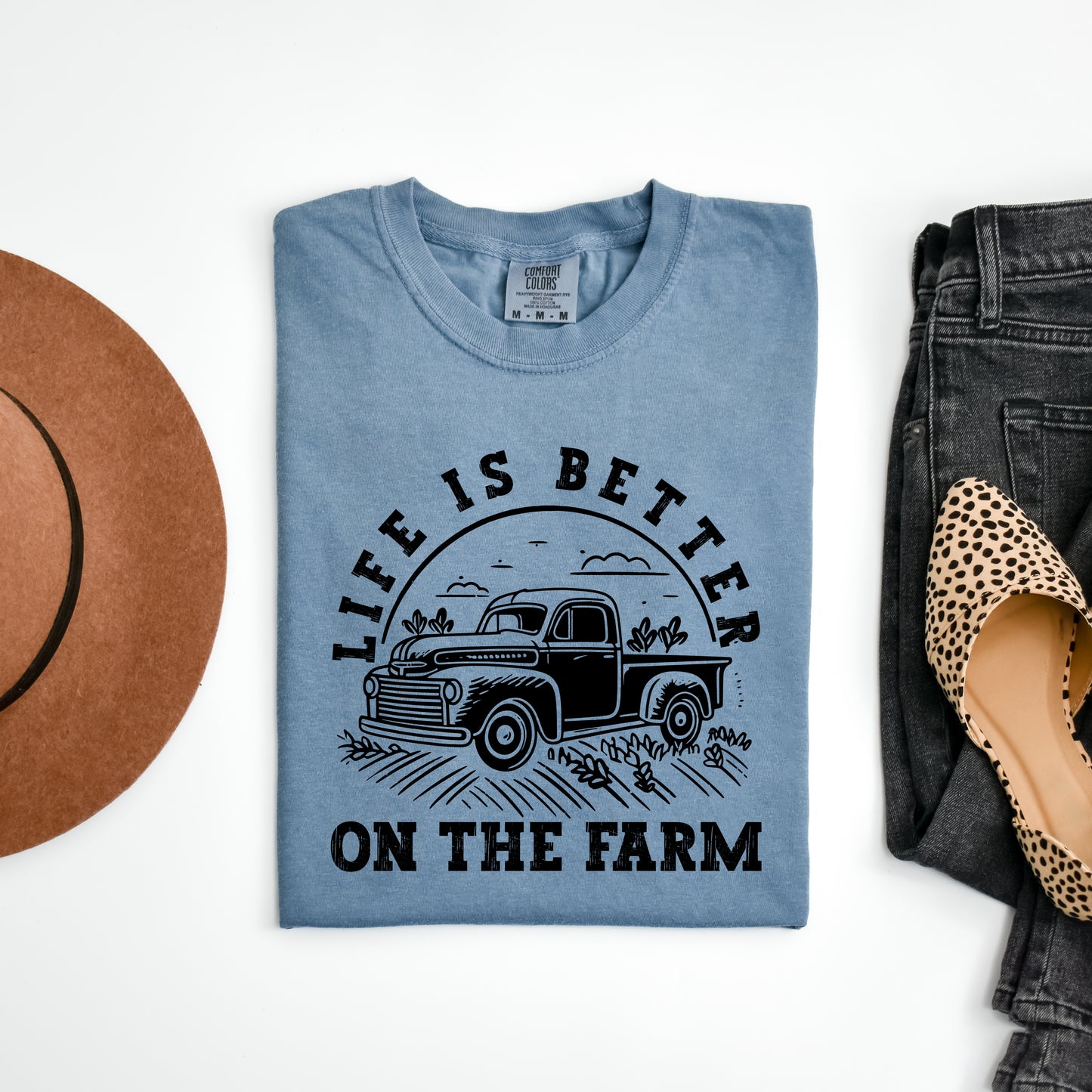 Better on the Farm Truck | Garment Dyed Tee