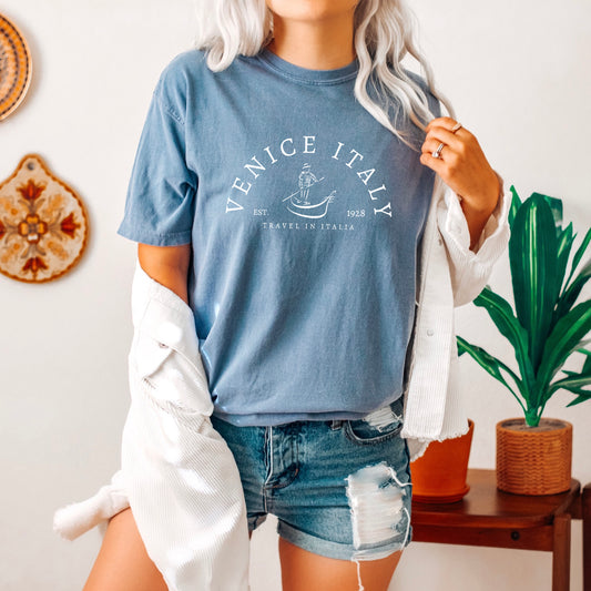 Venice Italy  | Garment Dyed Short Sleeve Tee